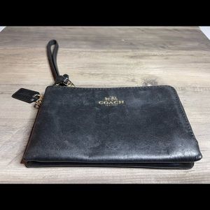 COACH small double zip wallet